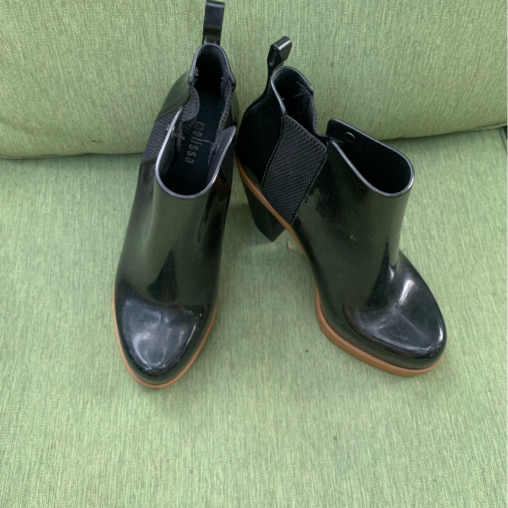 Melissa Soldier Rain Boot size USA 8  Eur 39